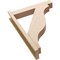 Ekena Millwork 5 1/2-in W x 26-in D x 34-in H Funston Block Rough Cedar Woodgrain TimberThane Outlooker, Primed Tan OUTUR055X26X34FST44RCPR - alternate 2